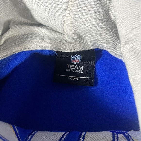 NWT Los Angeles Rams Logo NFL Team Apparel NFL Hooded Sweatshirt, Youth XL - Picture 2 of 7